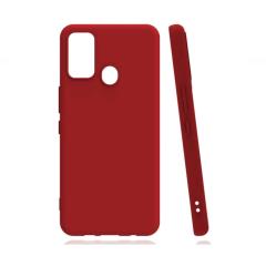 Microcase Tecno Spark 7 Premium Matte Silikon Kılıf -Kırmızı