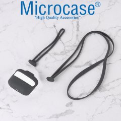 Microcase Airpods Pro Boyun Askılıklı Silikon Koruma 3in1 Set - Pembe