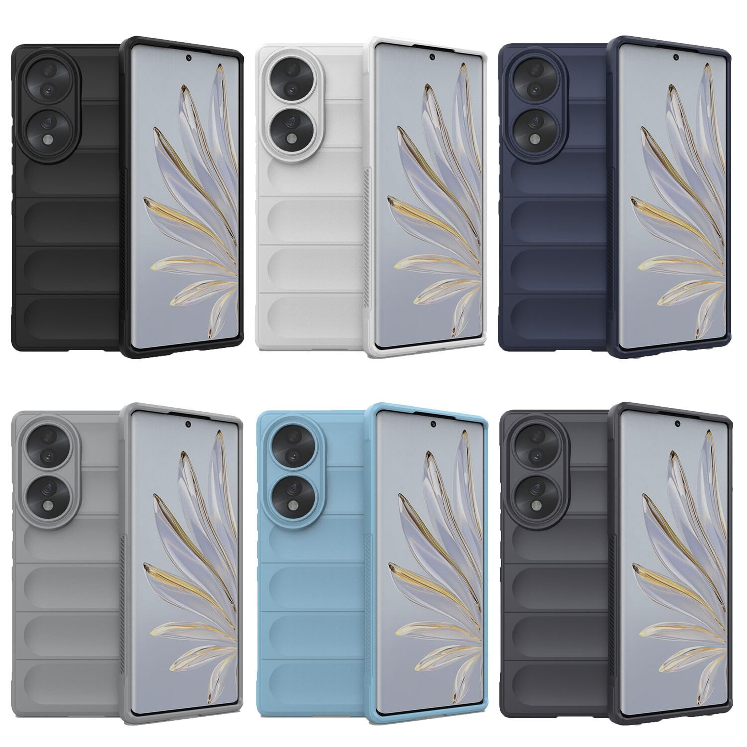 Microcase Honor 70 Miami Serisi Darbeye Dayanıklı Silikon Kılıf - AL3420