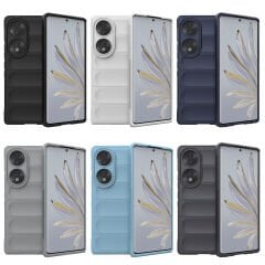 Microcase Honor 70 Miami Serisi Darbeye Dayanıklı Silikon Kılıf - AL3420
