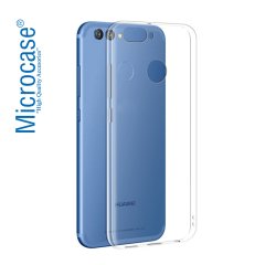 Huawei Nova 2 İnce 0.2 mm Soft Silikon Kılıf + Tempered Glass Cam