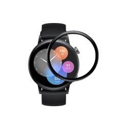 Microcase Huawei Watch GT 3 42 mm Tam Kaplayan 3D Ekran Koruyucu Film - Siyah