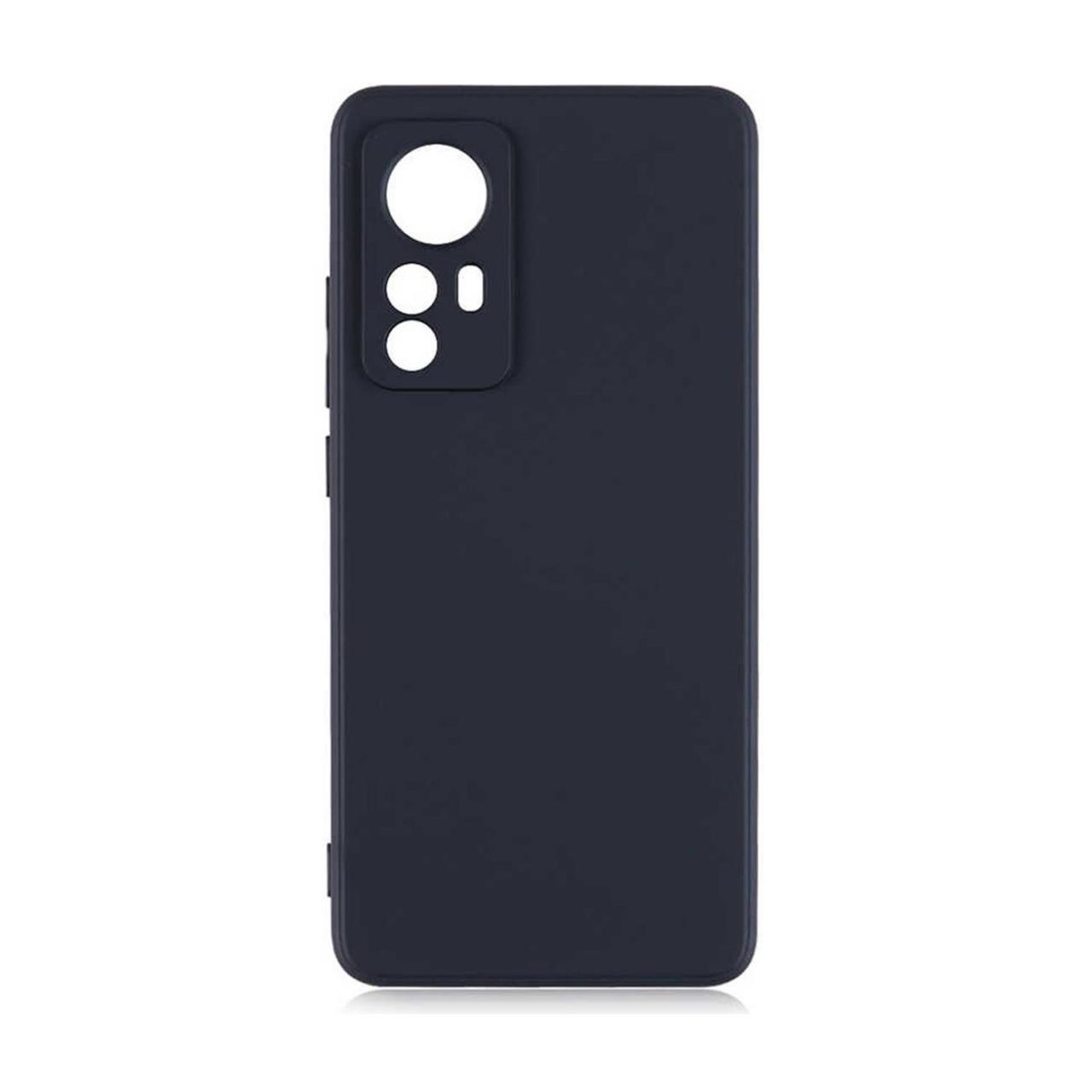 Microcase Xiaomi Mi 12 Premium Matte Silikon Kılıf -Siyah
