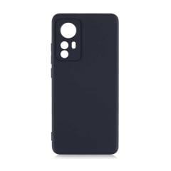Microcase Xiaomi Mi 12 Premium Matte Silikon Kılıf -Siyah
