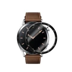 Microcase Huawei Watch GT 3 46 mm Tam Kaplayan 3D Ekran Koruyucu Film - Siyah