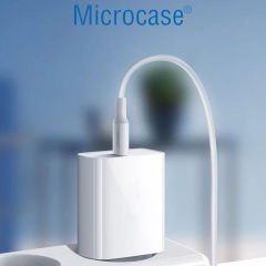 Microcase Tüm Cihazlar ile Uyumlu 20W PD Type-C Hızlı Şarj Adaptörü ve Kablosu Şarj Seti - AL4671