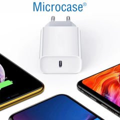 Microcase Tüm Cihazlar ile Uyumlu 20W PD Type-C Hızlı Şarj Adaptörü ve Kablosu Şarj Seti - AL4671