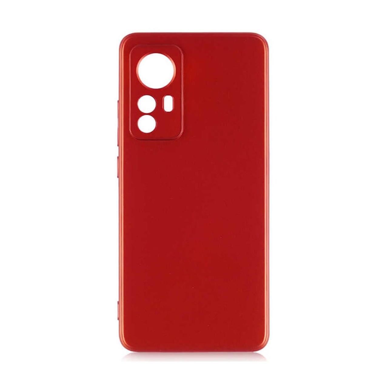 Microcase Xiaomi Mi 12 Premium Matte Silikon Kılıf - Kırmızı