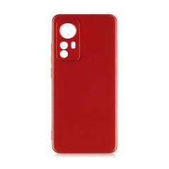 Microcase Xiaomi Mi 12 Premium Matte Silikon Kılıf - Kırmızı