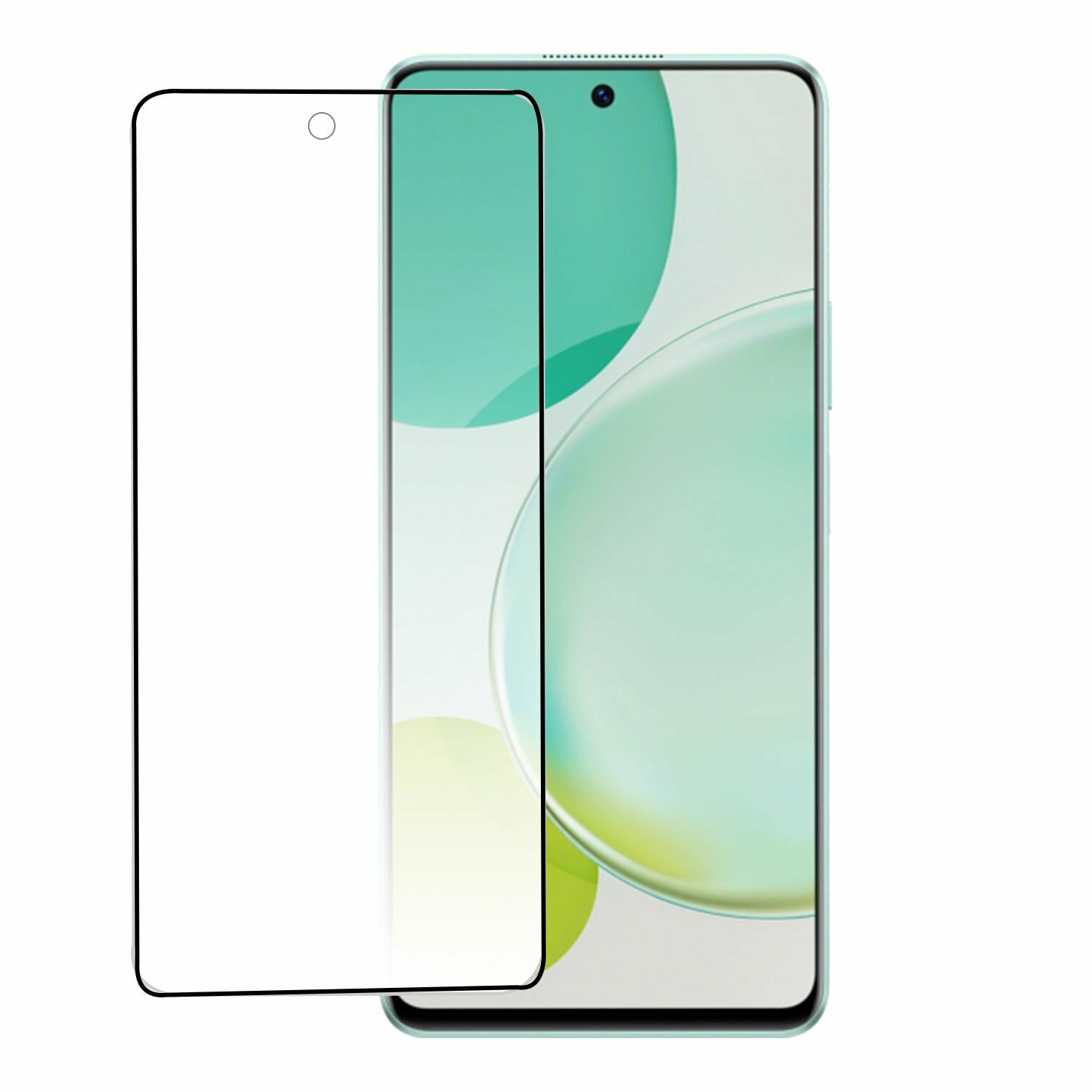 Microcase Huawei Nova 11 Pro Tam Kaplayan Çerçeveli Mat Cam Koruma - AL3124