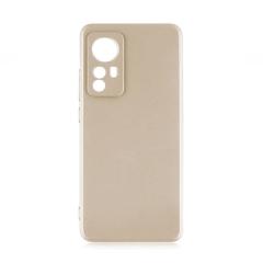 Microcase Xiaomi Mi 12 Premium Matte Silikon Kılıf - Gold