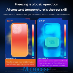 Microcase CX12 Magsafe Özellikli Manyetik Powerbankli RGB Aydınlatmalı Telefon Soğutucu - AL5302