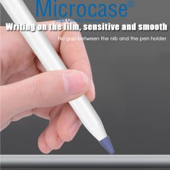 Microcase Apple Pencil 1 - 2 Stylus Kalem Ucu Koruyucu 8in1 Set - Mavi