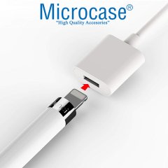 Microcase Apple Pencil için USB Şarj Kablosu - Beyaz