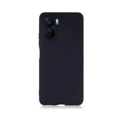 Microcase Vivo Y16 Matte Serisi Silikon TPU Kılıf - Siyah AL3367