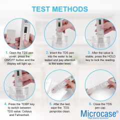 Microcase Tds Metre Dijital Ekranlı Su Kalitesi Ölçüm Cihazı - AL5303