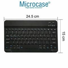 Microcase TCL TAB 10L 2. Jenerasyon Tablet Tablet Çanta + Bluetooth Klavye + Mouse + Tablet Standı - AL8112