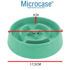 Microcase Evcil Hayvan Az Ve Yavaş Mama Yeme Kabı Küçük Boy 375 ml-AL4080