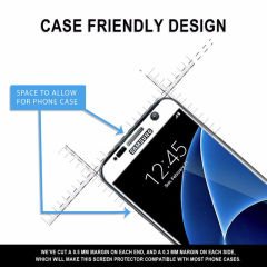 Samsung Galaxy J7 Pro J730 Tam Kaplayan Tempered Glass Cam Koruma
