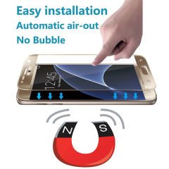 Samsung Galaxy J7 Pro J730 Tam Kaplayan Tempered Glass Cam Koruma