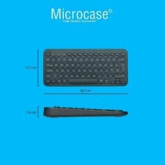 Microcase Xiaomi Pad 7/Pad 7 Pro Tablet için Bluetooth Klavye + Mouse + Tablet Standı - AL8106