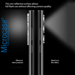 Microcase Xiaomi Mi 15 Ultra Uyumlu Kamera Lens Koruma Halkası - Kapalı Tasarım -Siyah AL3401