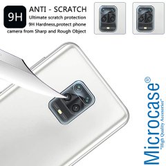 Microcase Xiaomi Redmi Note 9S - Redmi Note 9 Pro - Redmi Note 9 Pro Max Kamera Camı Lens Koruyucu