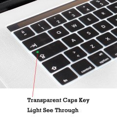 Macbook 13''-15'' Touch Barlı Türkçe Klavye Koruma Silikonu