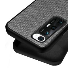 Microcase Xiaomi Mi 10S Fabrik Serisi Kumaş ve Deri Desen Kılıf (SEÇENEKLİ)