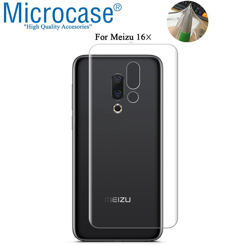 Microcase Meizu 16X Full Arka Kaplama Soft Koruma Filmi