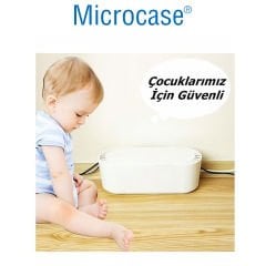 Microcase Priz Ve Kablo Düzenleyici Kutu Tip Organizer 1 Adet - AL4698