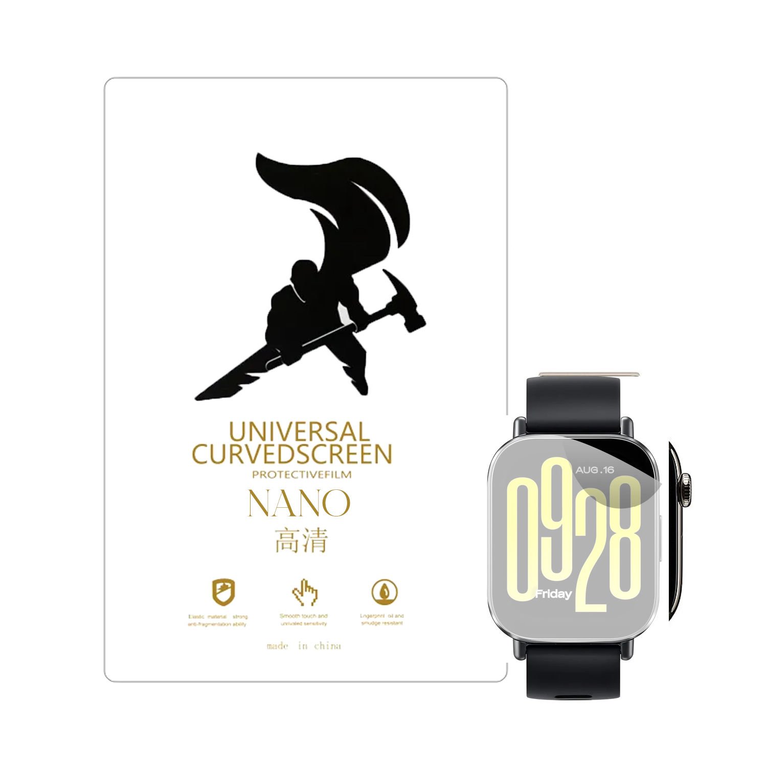 Microcase Xiaomi Watch 5 Active ile uyumlu TPU Ekran Koruma Filmi - EKM109