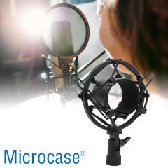 Microcase Yayın Stüdyo için Mikrofon Tutucu Plastik Shock Mount  - AL4725