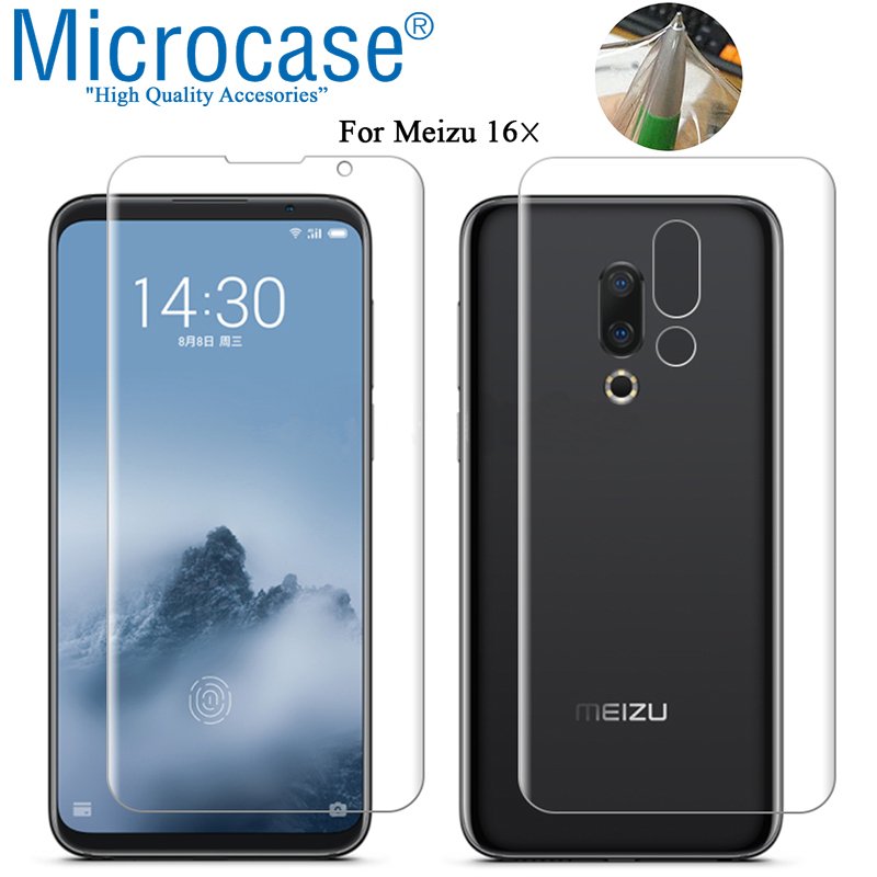 Microcase Meizu 16X Full Ön Arka Kaplama Koruma Filmi
