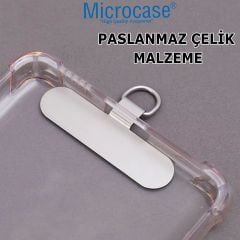 Microcase Telefon İp Askılıklar için Paslanmaz Çelik Tutacak Bağlantı Parçası Gold -AL4832 5 Adet