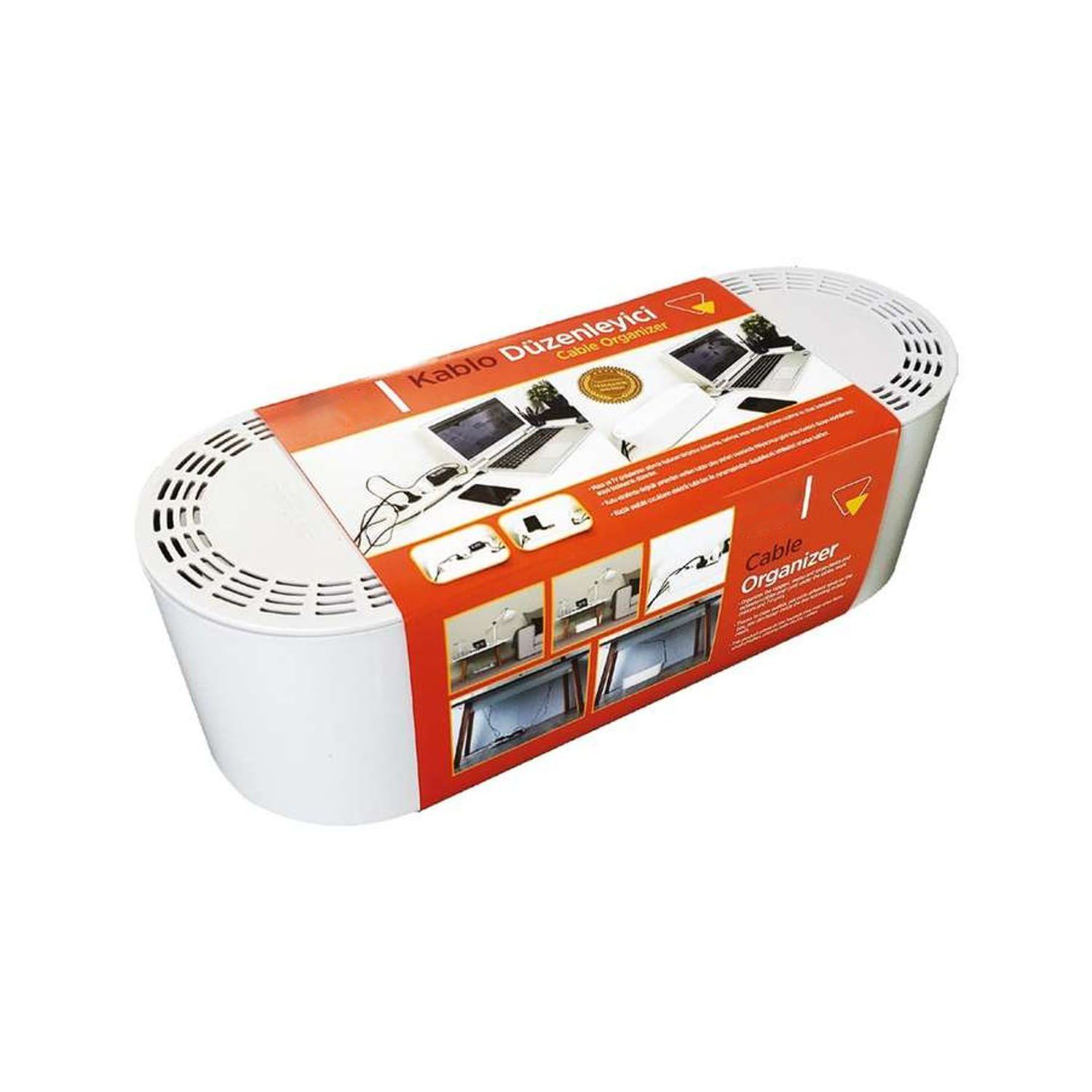Microcase Priz Ve Kablo Düzenleyici Kutu Tip Organizer 2 Adet - AL4698