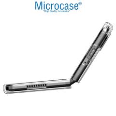 Microcase Samsung Galaxy Z Fold4 Sert Kristal Kapak Kılıf - Şeffaf AL3155
