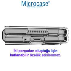 Microcase Samsung Galaxy Z Fold4 Sert Kristal Kapak Kılıf - Şeffaf AL3155
