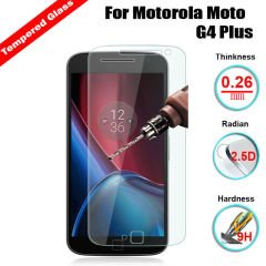 Motoroa MOTO 4 PLUS Tempered Glas Cam Ekran Koruma