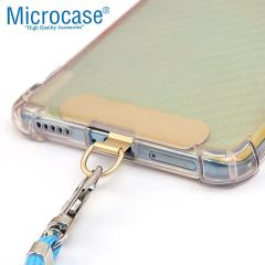 Microcase Telefon İp Askılıklar için Paslanmaz Çelik Tutacak Bağlantı Parçası Gold -AL4832 10 Adet