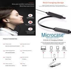 Microcase Spor Yürüyüş Günlük Akivite için BoyundanAskılı Kulakiçi Bletooth Kulaklık - AL4870
