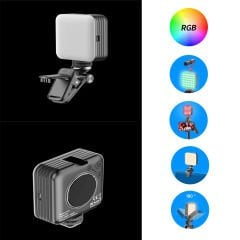 Microcase Şarjlı Çok Fonksiyonlu Ayarlanabilir Ürün Çekim Işığı Softbox Fotoğraf Stüdyo Cep Ledi -  AL4871