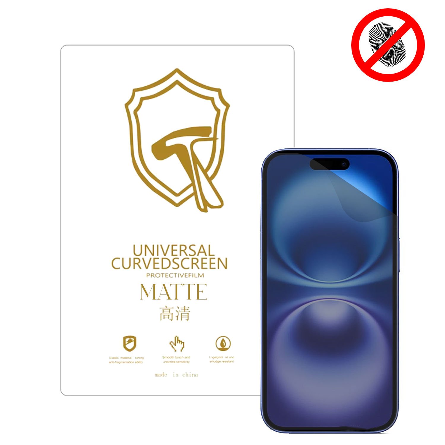 Microcase iPhone 16 ile uyumlu Tpu Nano Mat Ekran Koruma Filmi EKM107