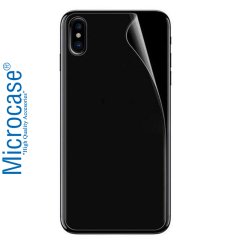 Microcase iPhone X Full Arka Kaplama TPU Soft Koruma Filmi