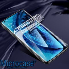 Microcase Oppo Find X2 Full Ekran Koruma Curved 3D Pet Film