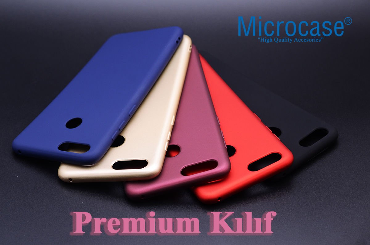 Huawei Honor 7X Premium Matte Silikon Kılıf + Ekran Koruma
