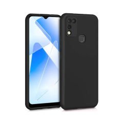 Microcase İnfinix Hot 10 Play / Hot 11 Play Matte Serisi Silikon TPU Kılıf - Siyah AL3367