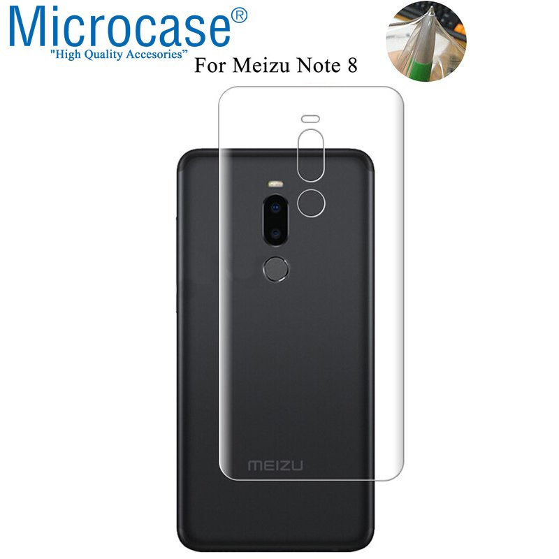 Microcase Meizu Note 8 Full Arka Kaplama Soft Koruma Filmi