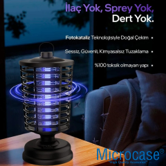 Microcase 4W Asılabilir Uv Işıklı Elektirikli Sinek Sivrisinek Öldürücü - AL5322