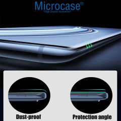 Microcase Xiaomi Civi 3D Curved Tam Kaplayan Tempered Glass Cam Koruma - Siyah